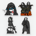 DDC X TCD Collab Sticker Pack